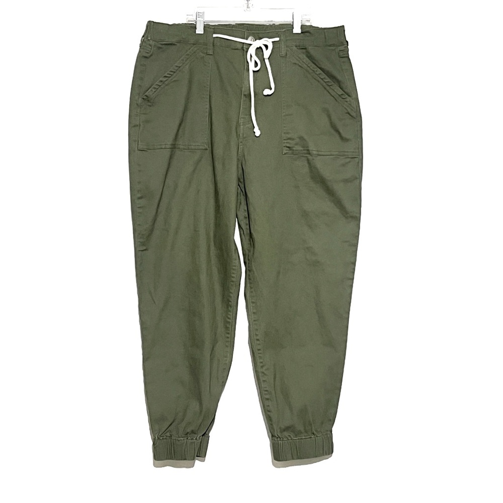 No Boundaries Army Green Joggers